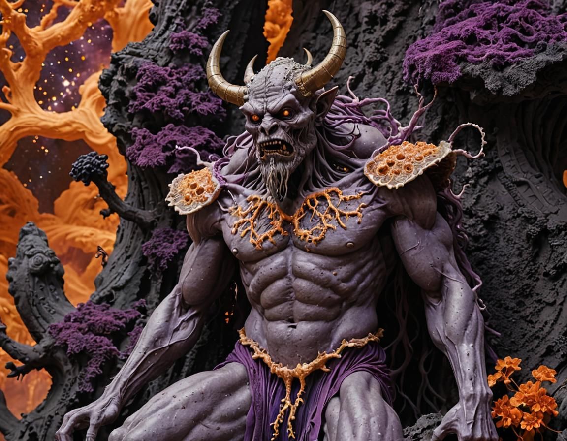 Colossal Oni Dybbuk with Esoteric Markings