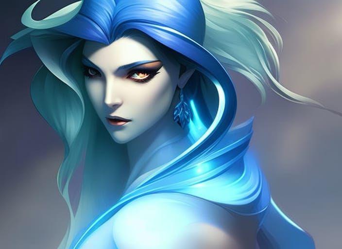 Water, concept art, art station, style by zdzisław art, digi...