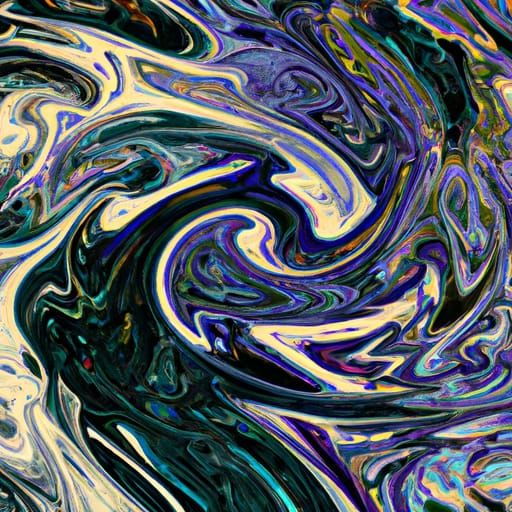Creepy Sinister Abstract Art Composition
