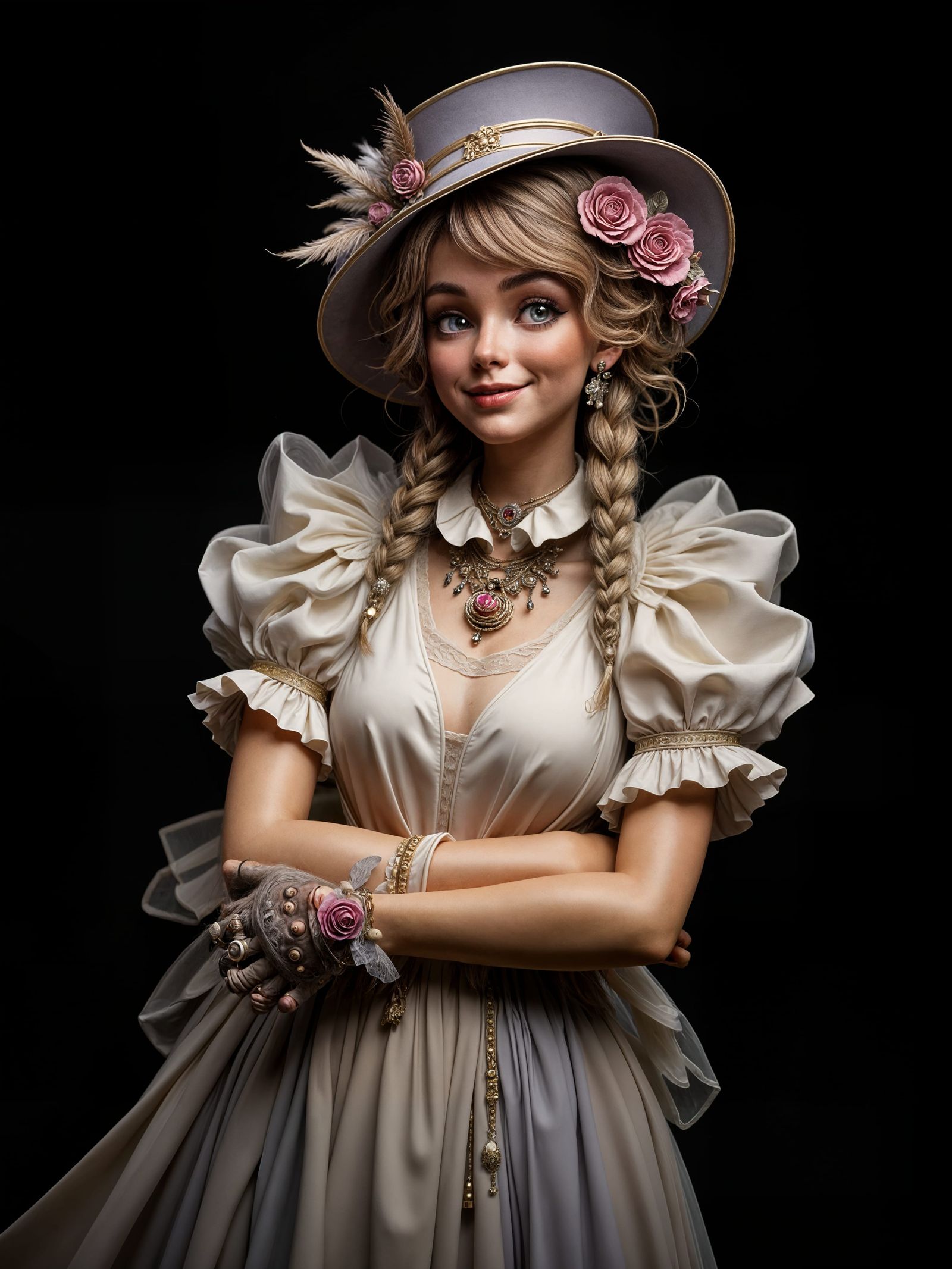 Eliza Dolittle's Elegant Hat at the Horse Races