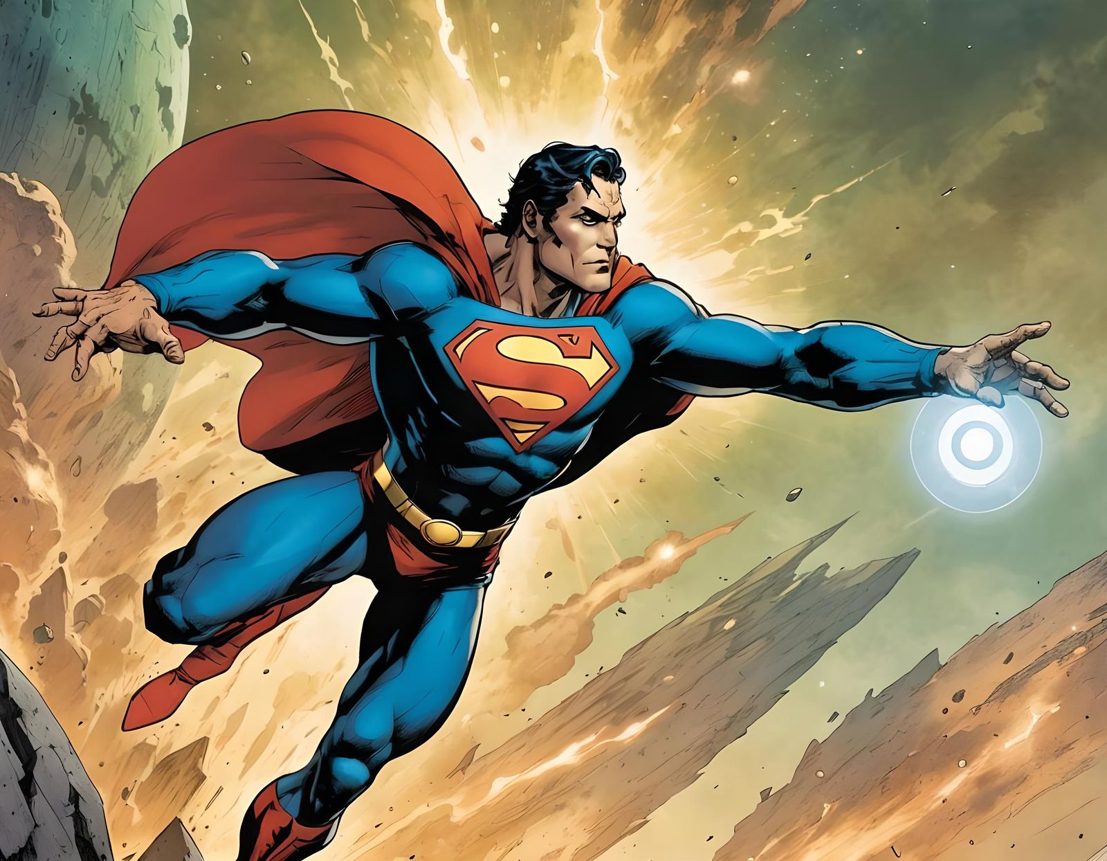 Rao: God of Krypton in DC Comics Style