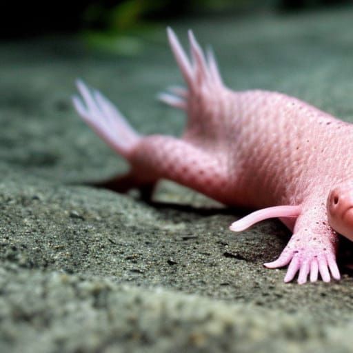 Adorable Axolotl Generated by AI