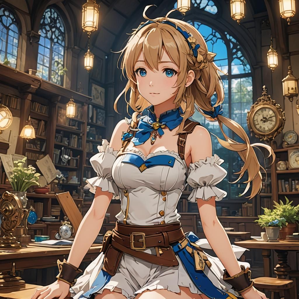 Atelier Ryza at 18: Cel-Shaded Anime Manga Scan