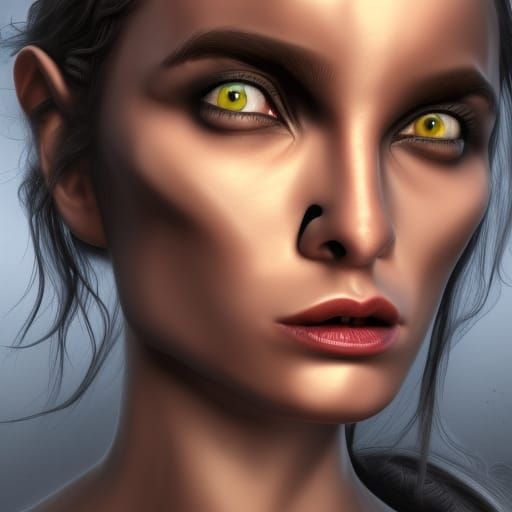 Lovecraftian Villain Selfie: Hyper-Realistic Digital Art