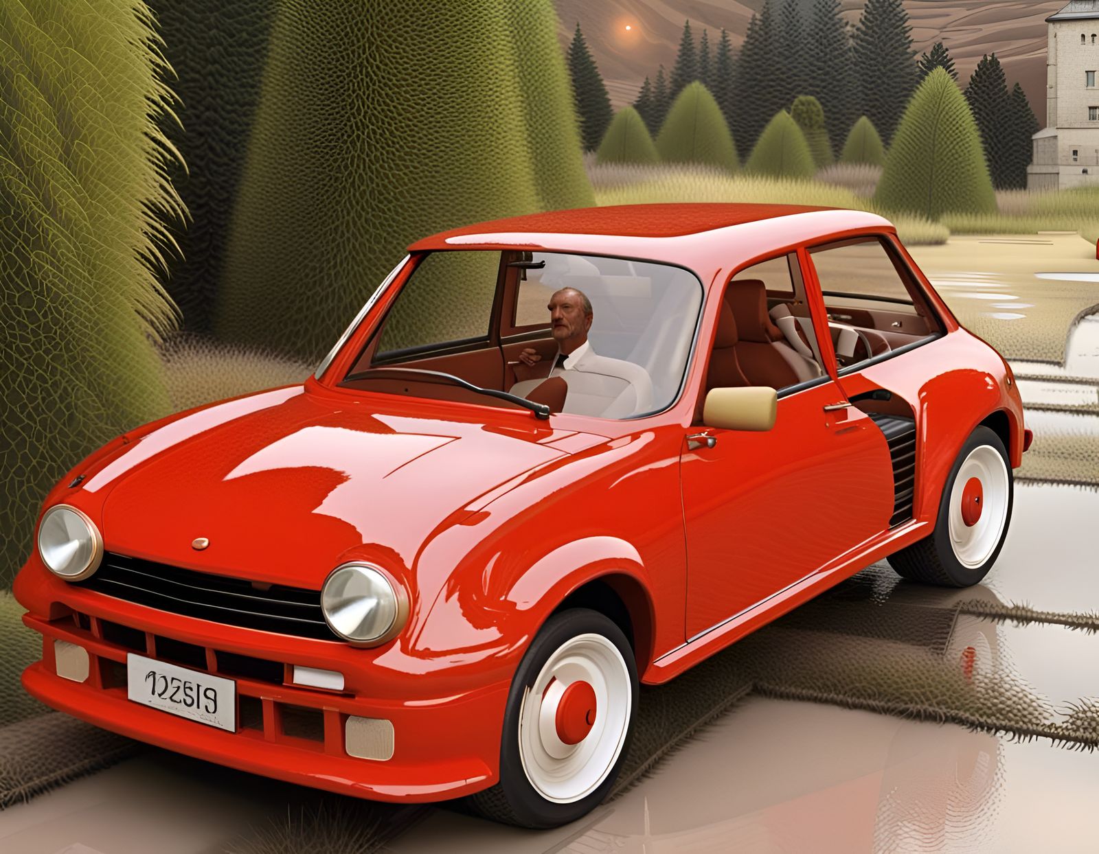 Surreal Mandelbulb Junctions in Vivid Magic Realism