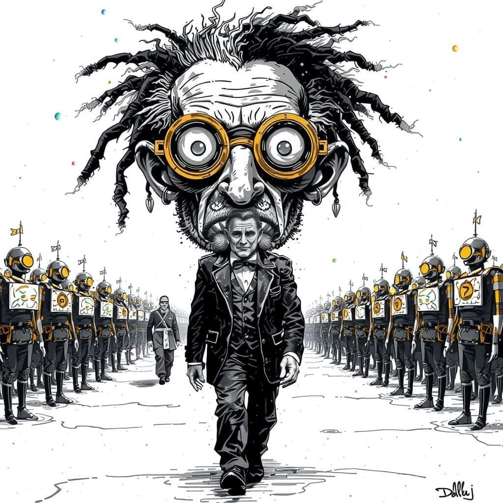 Paper Ship Navigates Cosmic Ocean Under Nebulae Sky