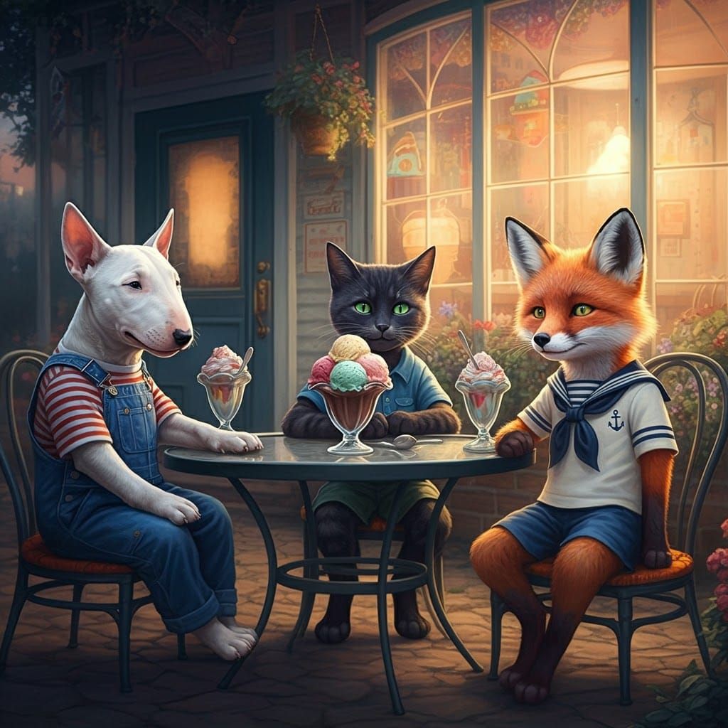 Ice Cream at Twilight