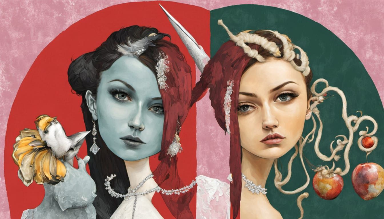 AI Generated Image of Opposites