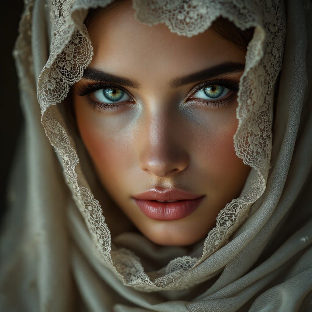 veiled beauty
