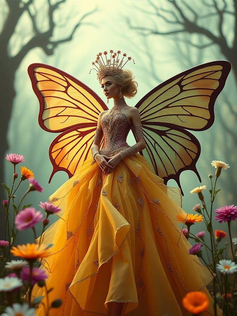 Surreal Fairytale in Avant-Garde Fashion Style