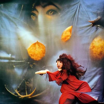 Ethereal Portrait of Kate Bush