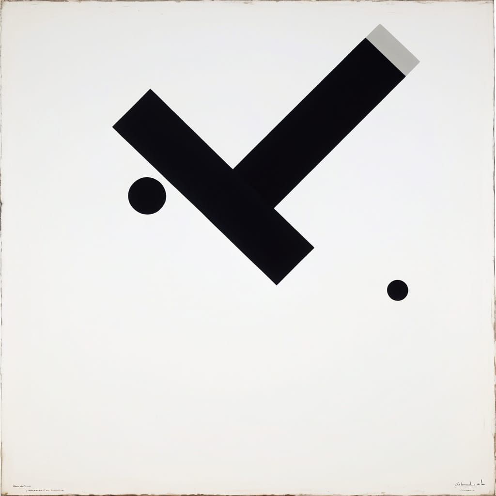 Suprematist Void: A Geometric Spiritual Awakening