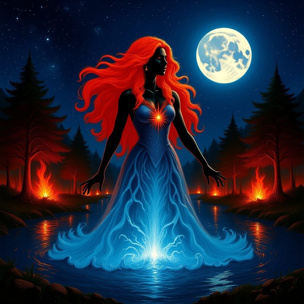 River Witch Goddess ❤️‍🔥❤️‍🔥