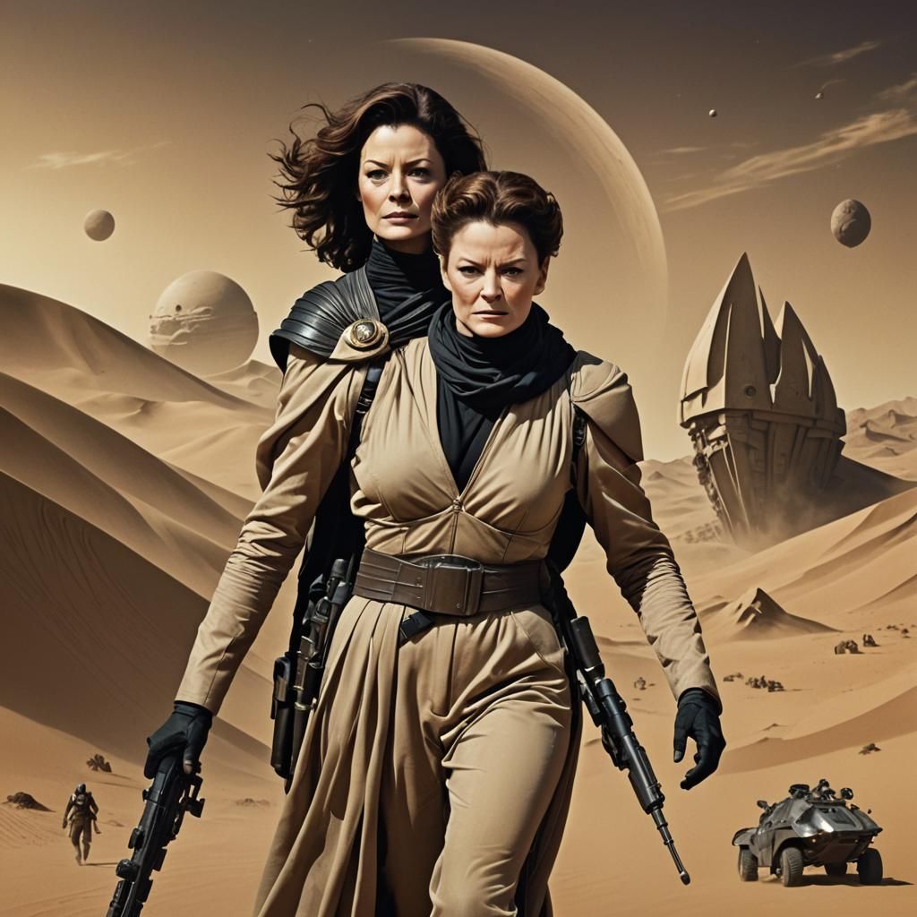 Dune Movie Poster: Michelle Gomez as Lady Jessica