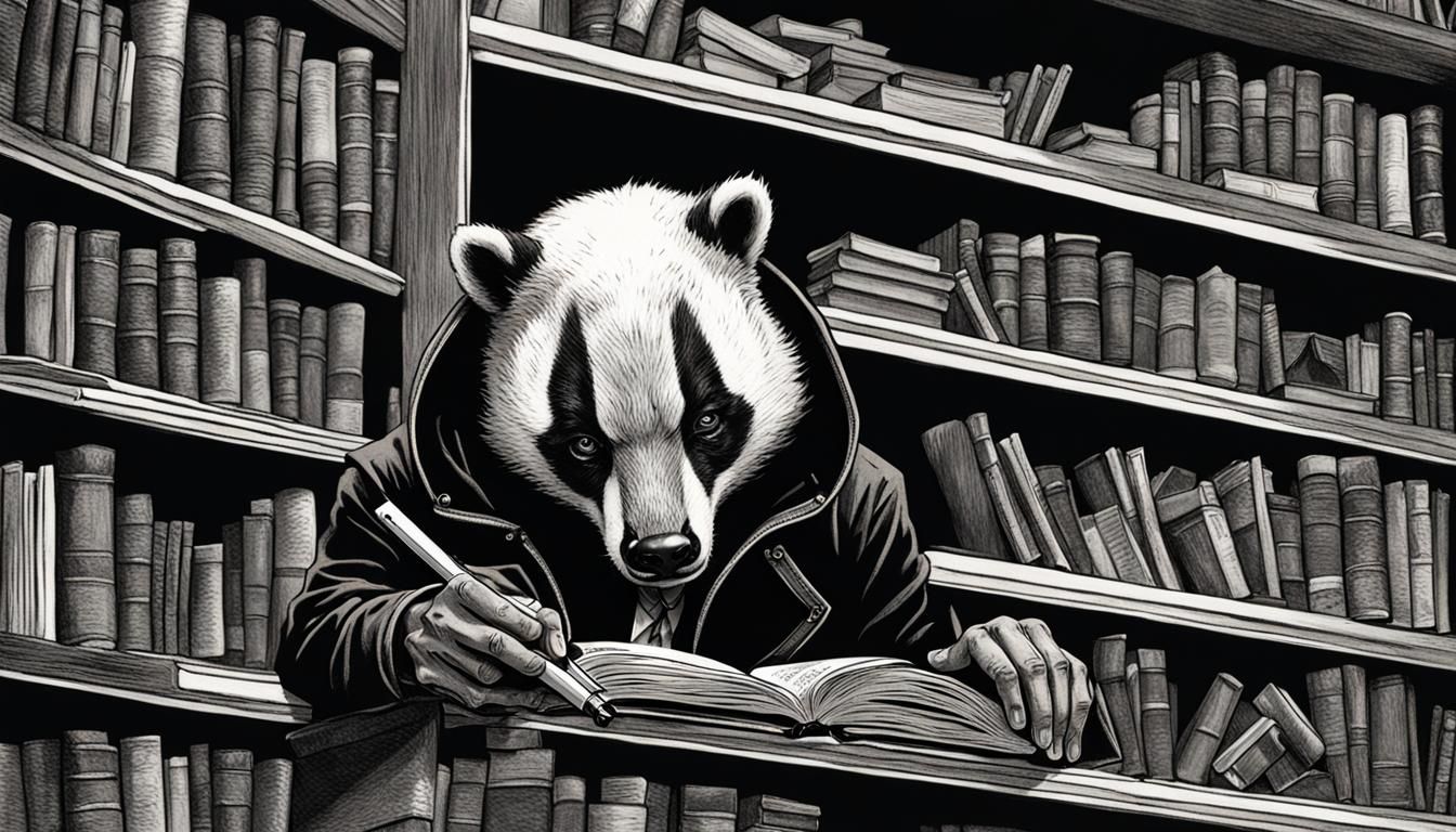 Disturbing Badger Man and Pulled Out Eye