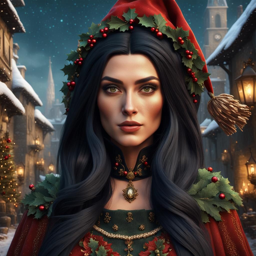 Beautiful Italian Christmas Witch: La Befana