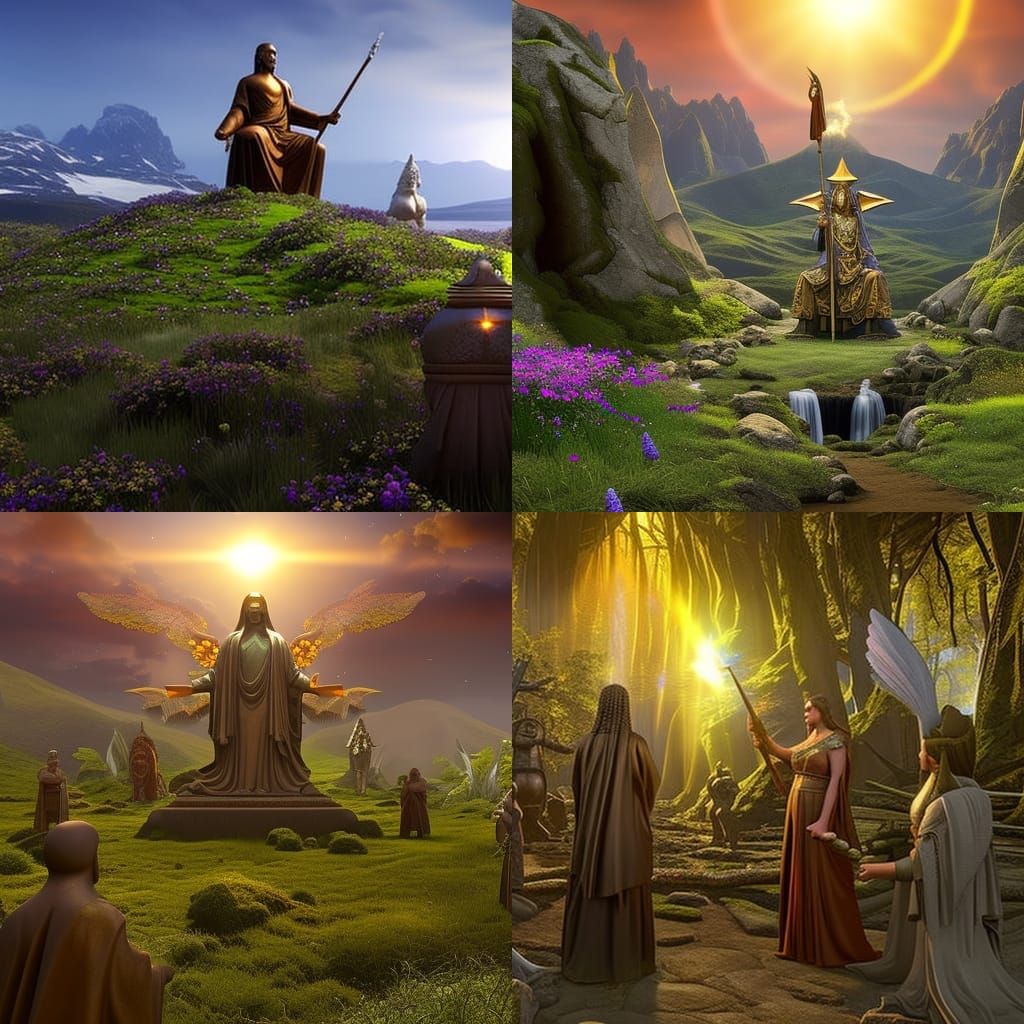 Ostara Festival: Dark Fantasy Concept Art