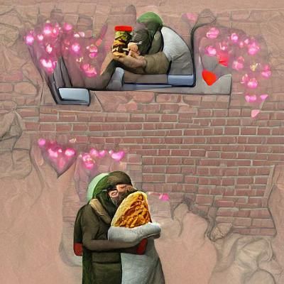 Heart of Roses in Romantic Style