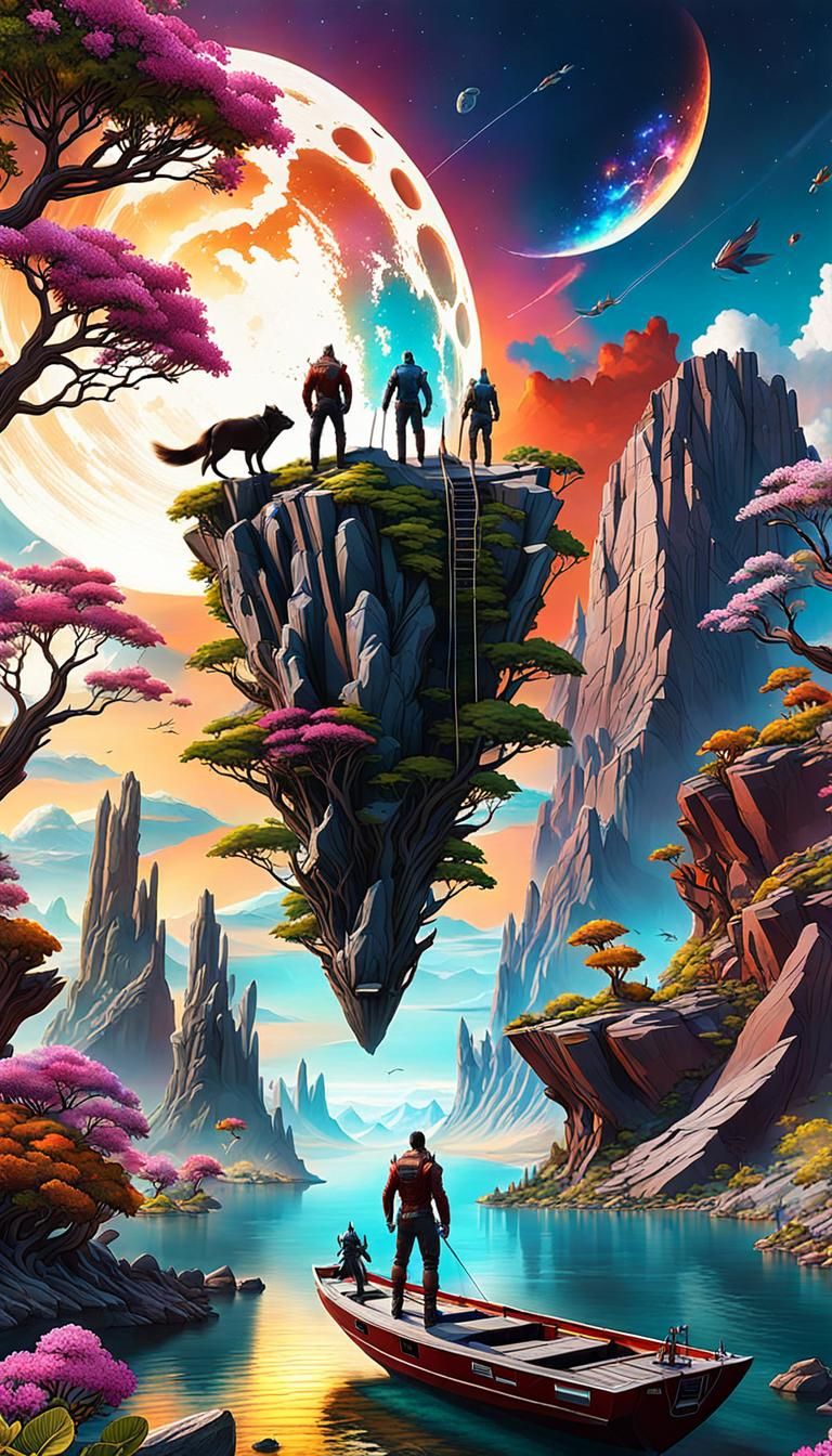 Guardians of the Galaxy Superheroes on Vacation 1