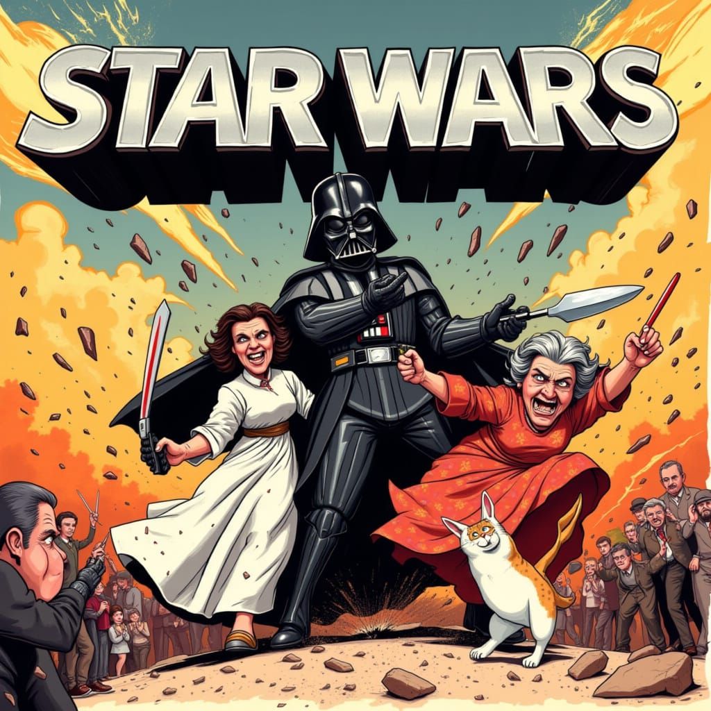 Retro-Futuristic Star Wars Iconography