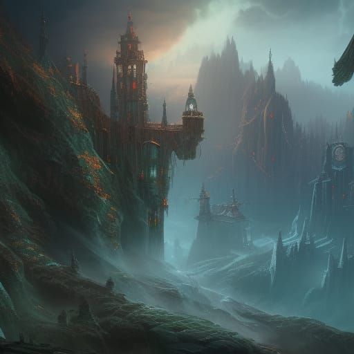 PS5 Detailed Matte Painting in Unreal Engine 5