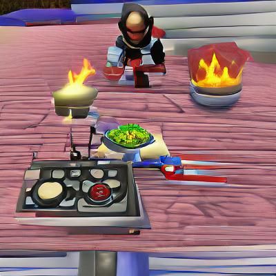 The Iron Chef Prepares the Ultimate Meal