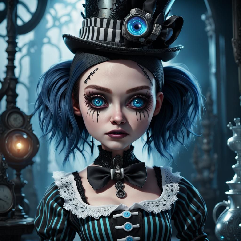 Wednesday Addams Bratz Doll with Tron Lighting