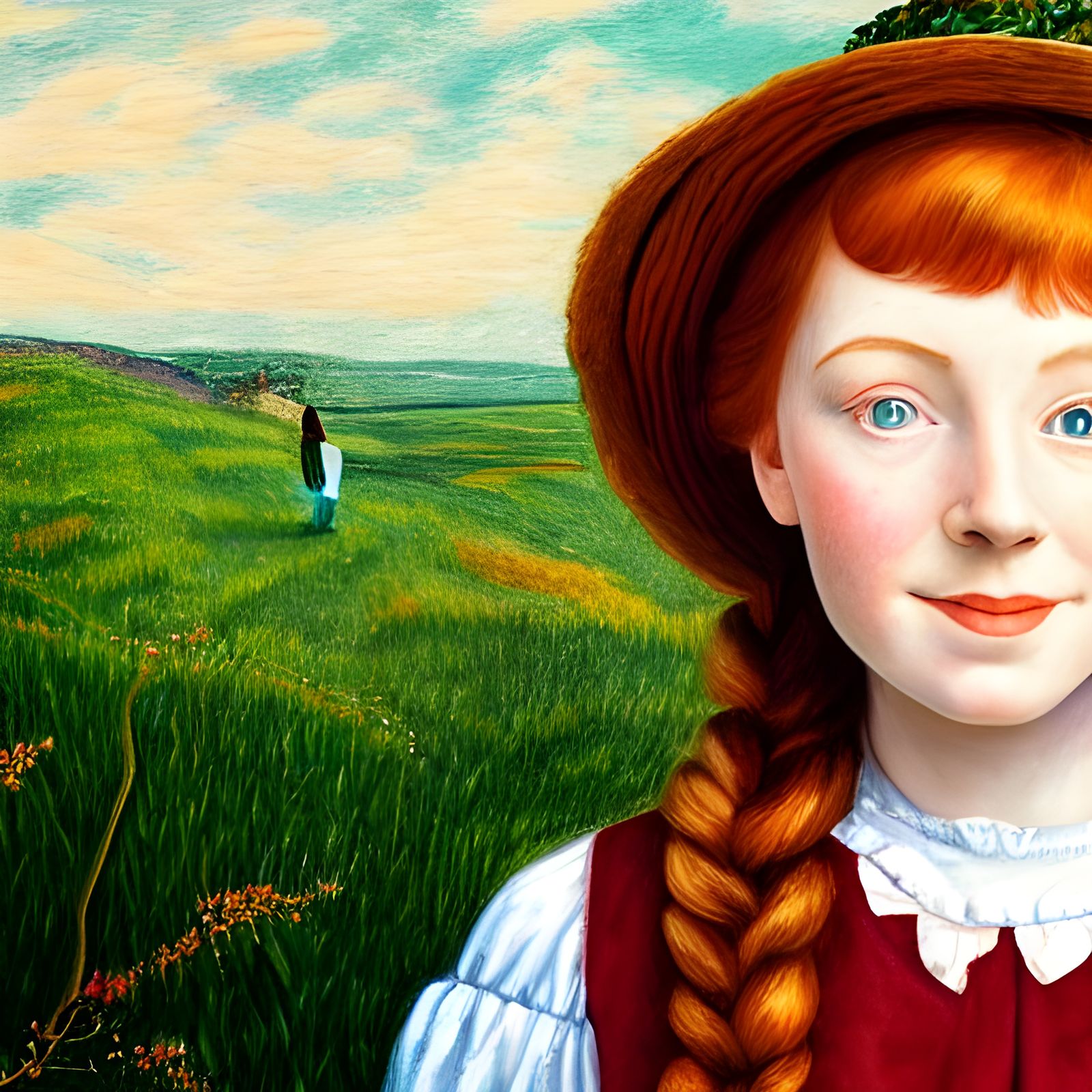 Romantic Portrait of Anne of Green Gables