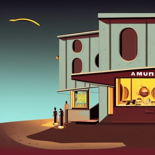 Mid-century modern Mars