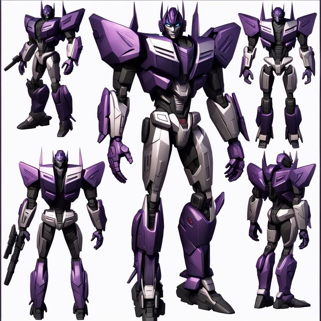 Decepticon Cybertronian as H-20 Stealth Bomber in 3D