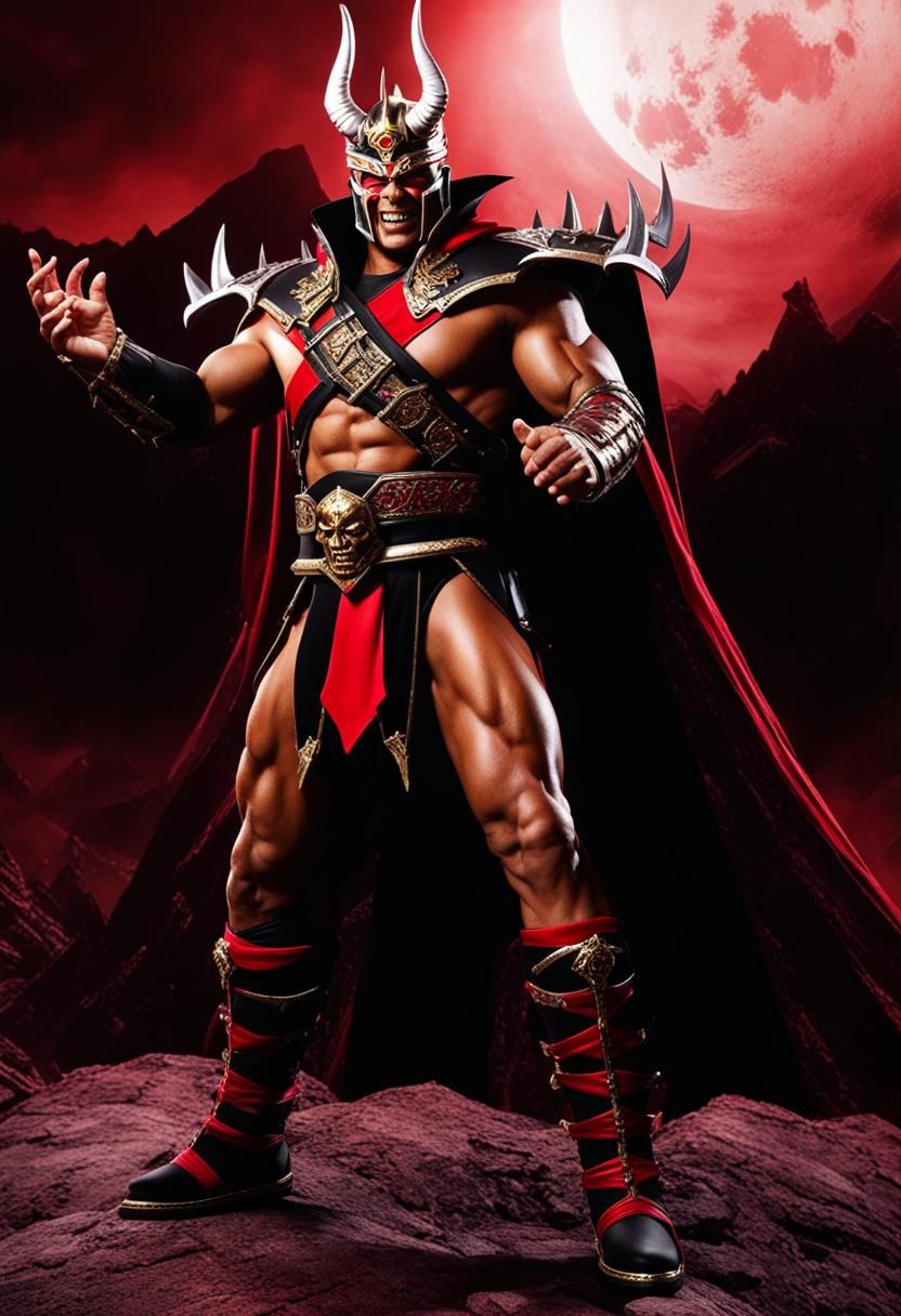 Shao Kahn's Throne: An Ultrarealistic Mortal Kombat Scene