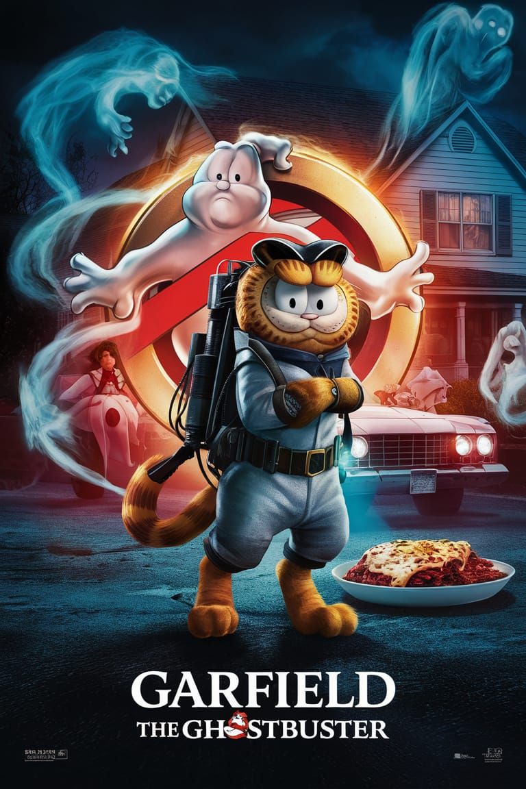 movie poster: Garfield the Ghostbuster