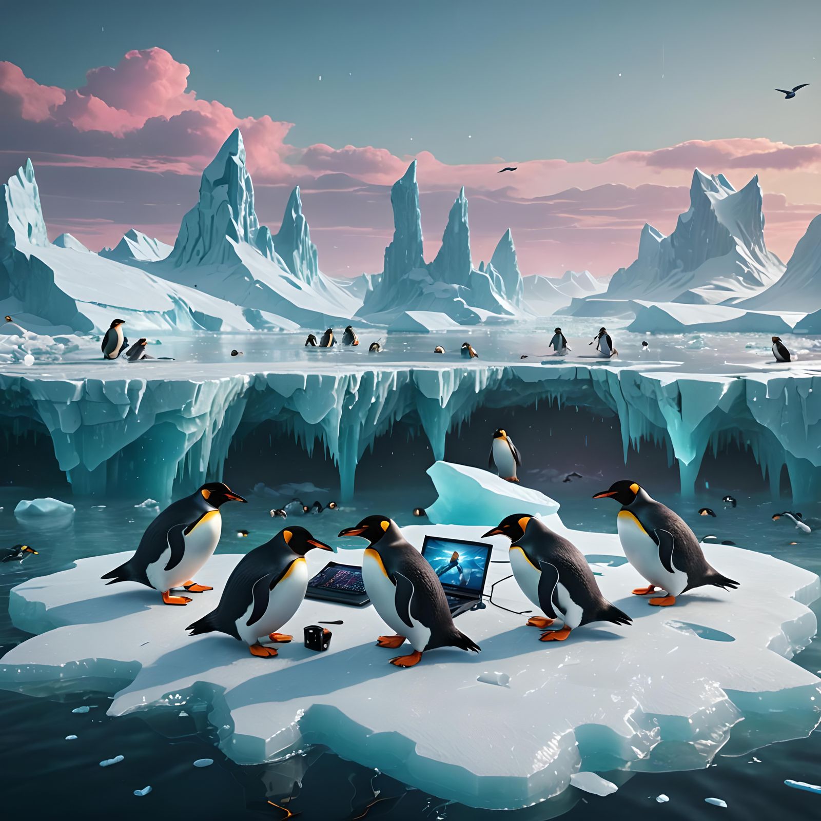 Penguins Steam Players