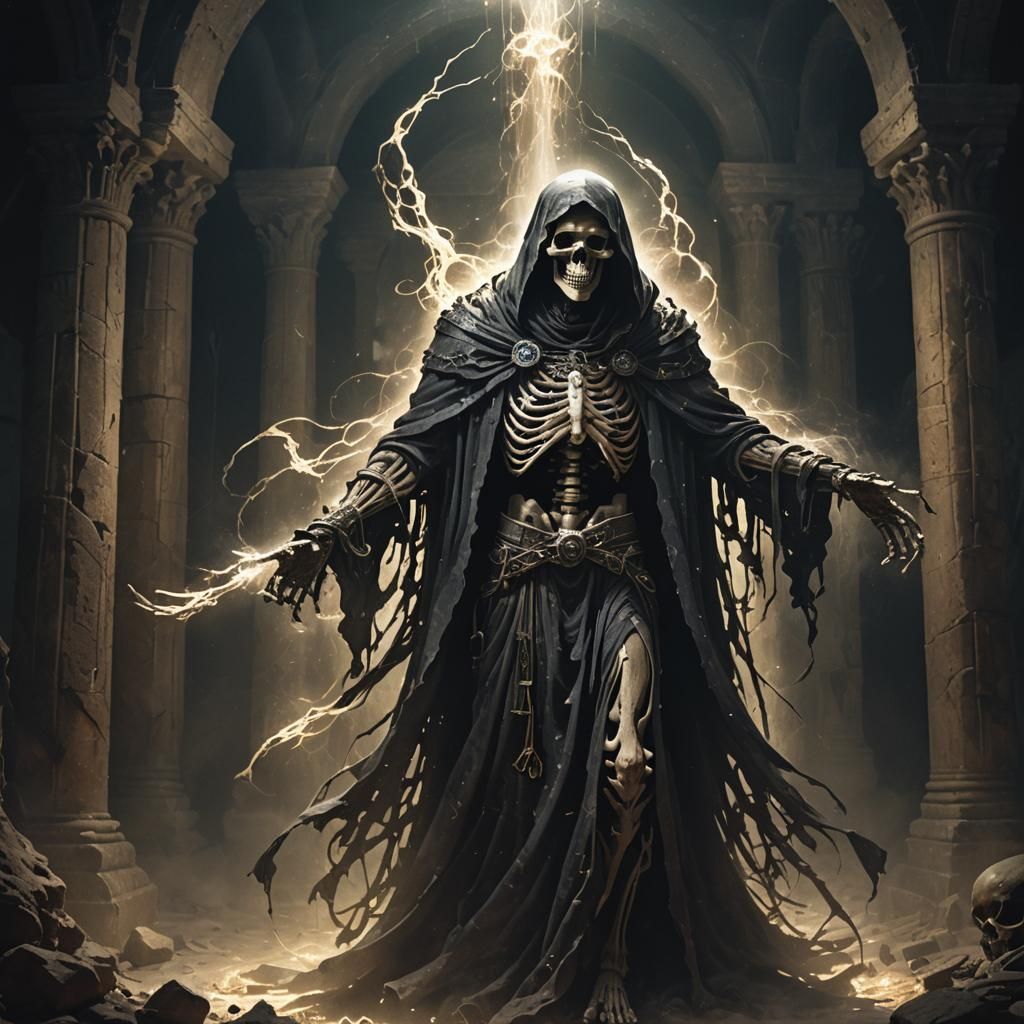Crypt Keeper: Skeletal Mage of Dark Arts
