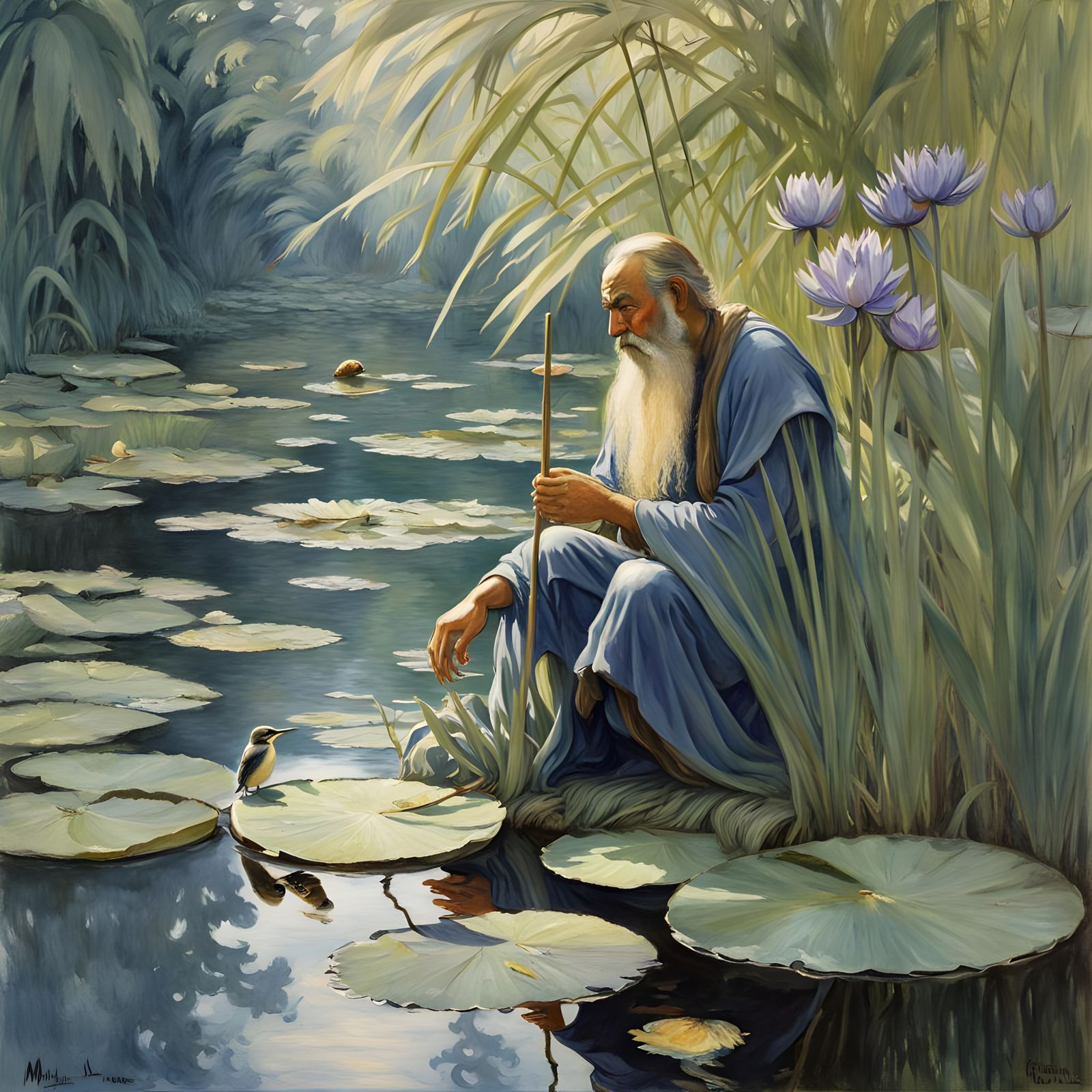 Sunrise Soliloquy by the Swamp