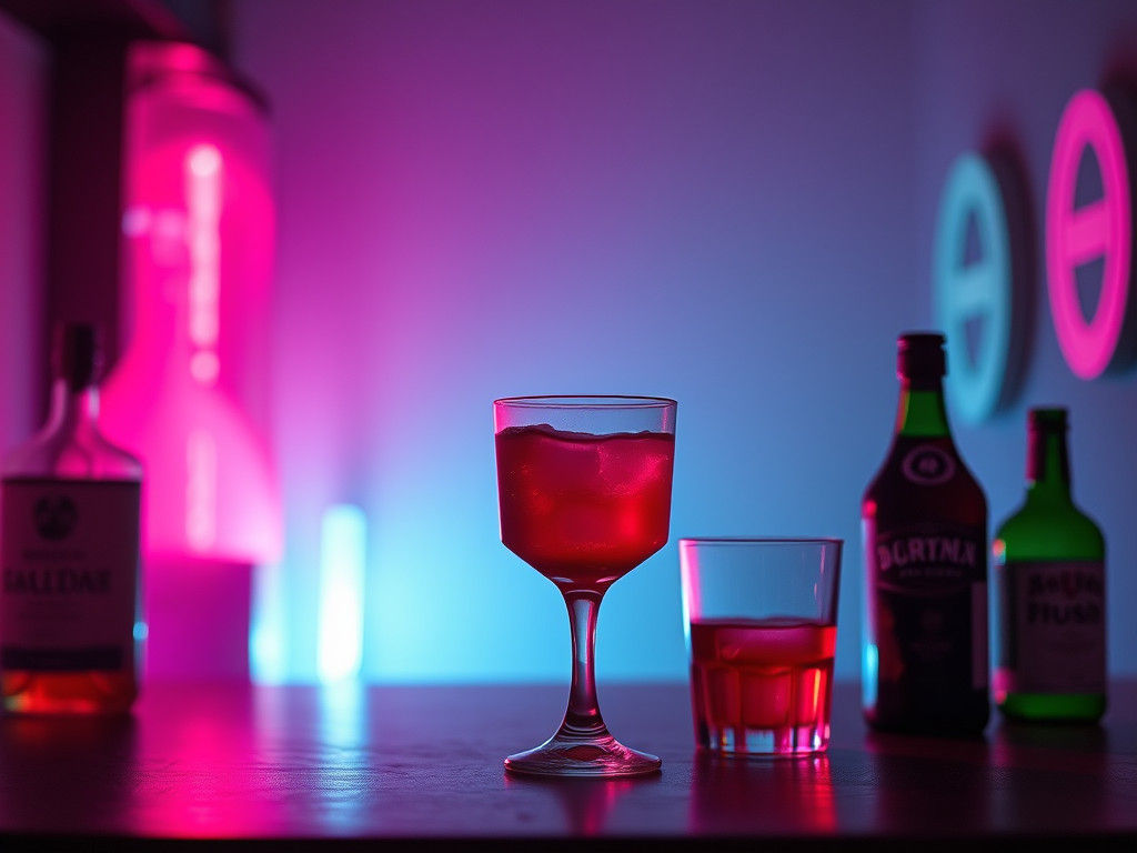 Ultraminimal Photoillustration: Janejaylicious in Pink-Red a...