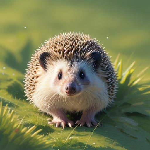 Makroaufnahme von Igel , 8k UHD, hohe Qualität