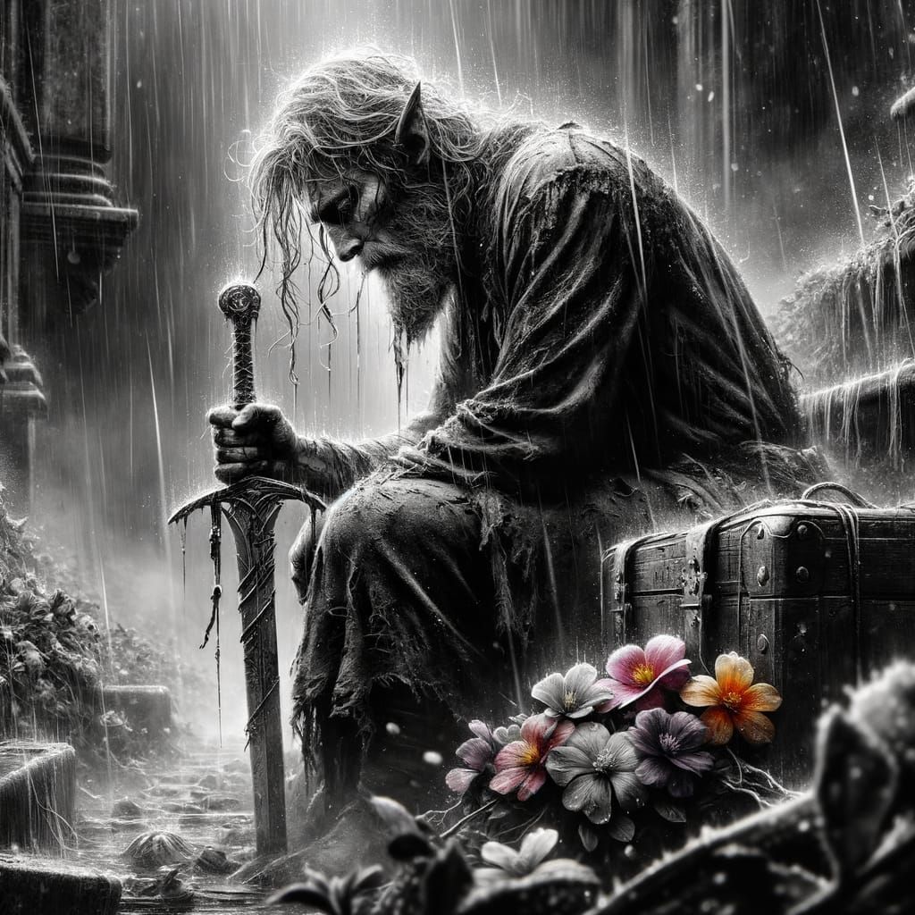 The elder elf warrior