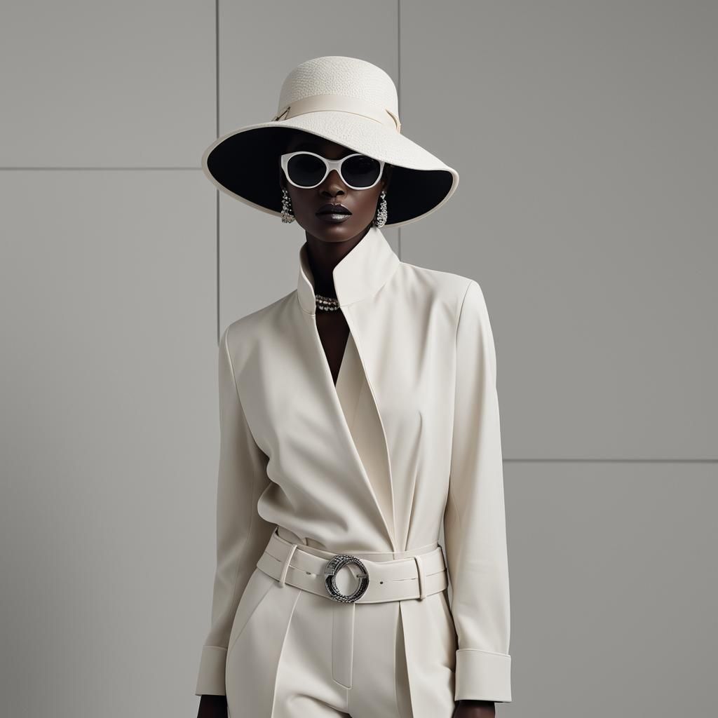 Minimalist Fashion in Bauhaus Style with Sleek Details