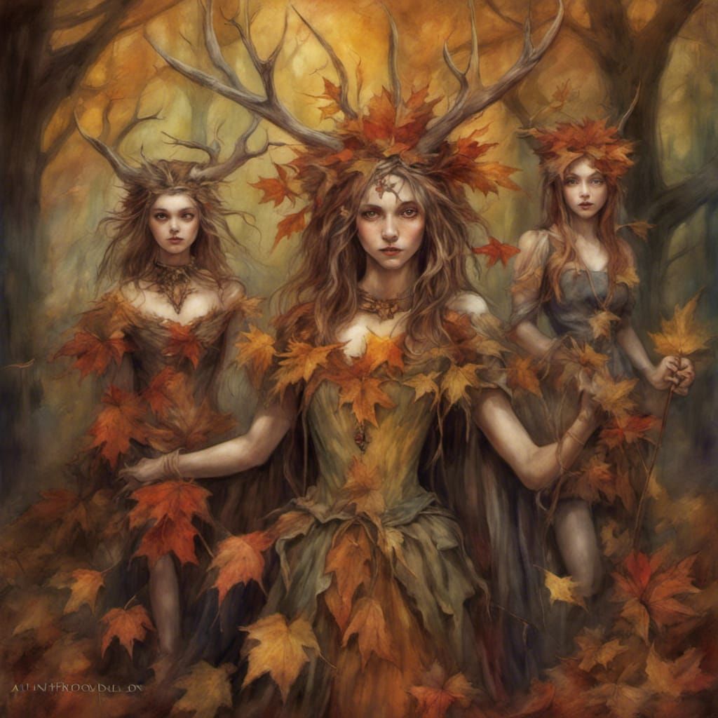 Autumn Fairy Court in Enchanted Forest