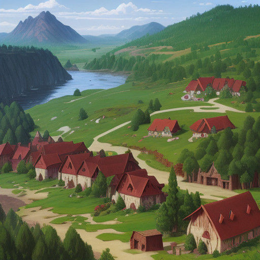 Dreamlike Gemstone Village in Emerald Hills