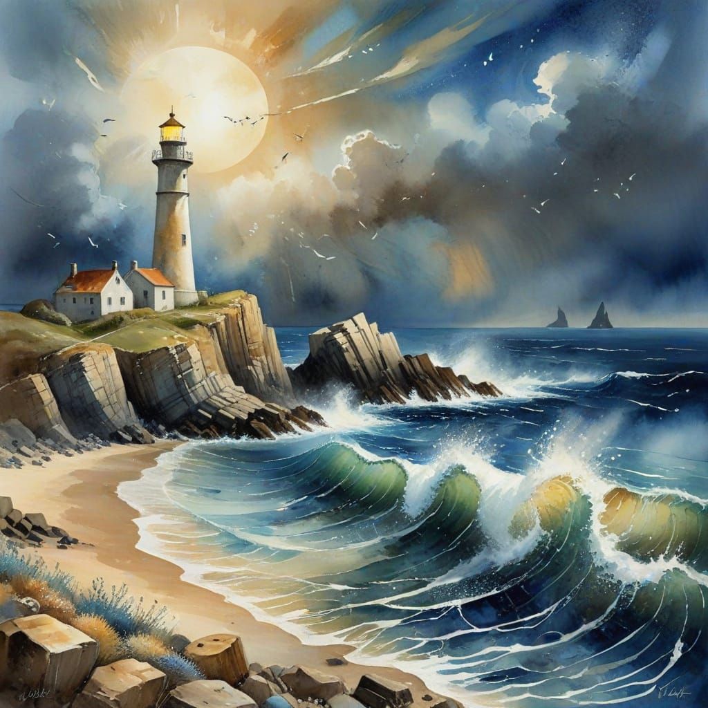 Watercolour: Boltning XL v1 Lightning