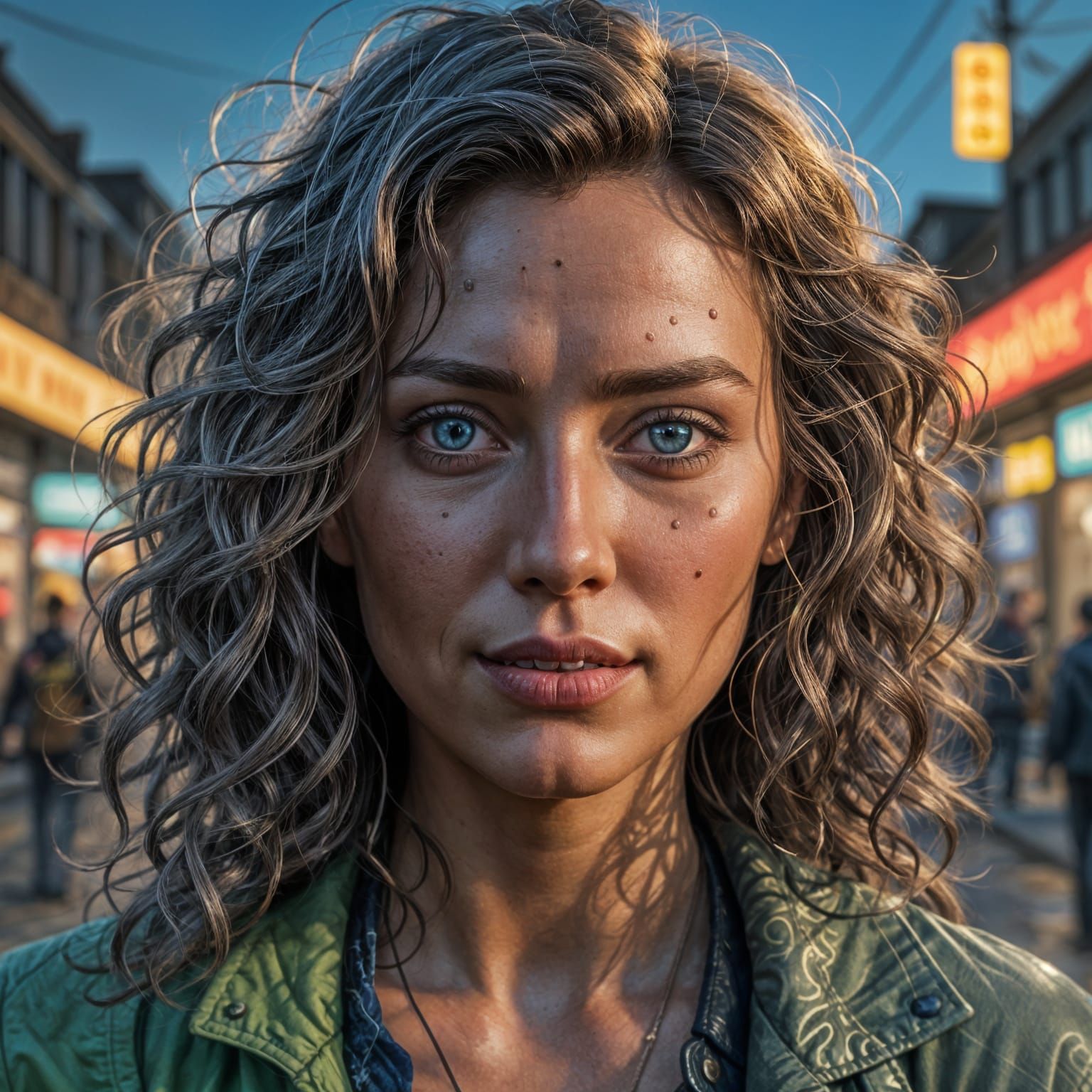 Seductive Woman in Hyperrealistic Art