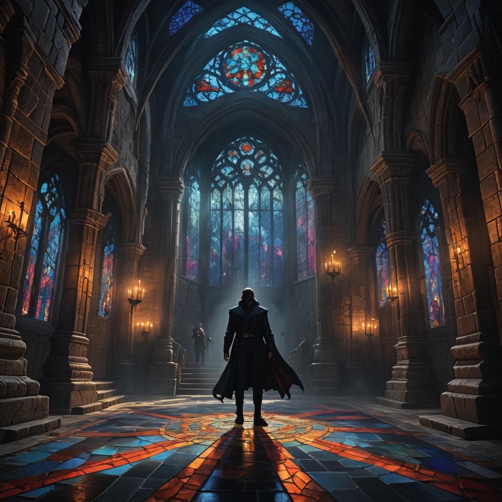 Vampire Castle Entrance in Fantasy Concept Art