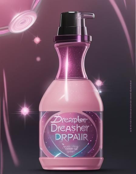 Pink and Glitter Product Photography in DreamShaper v8