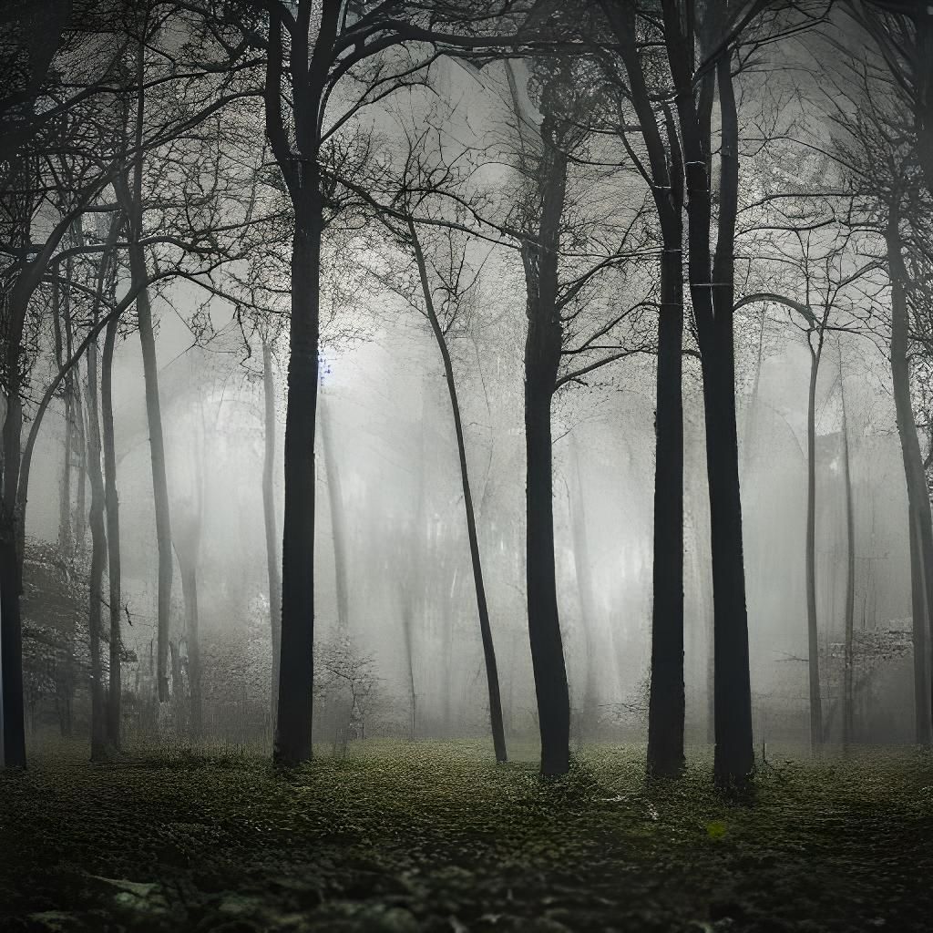Snowy Forest Afternoon with Cinematic Lighting
