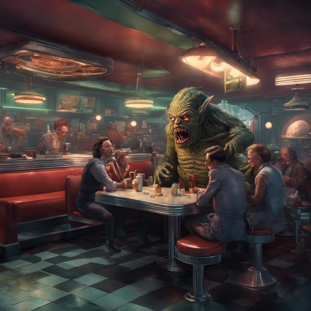 Monsters at the Diner: A Dark Fantasy Concept