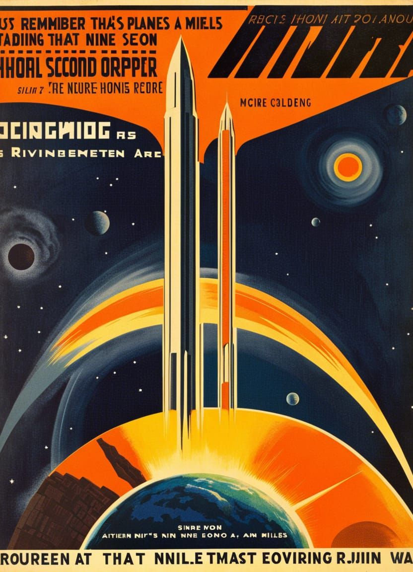 Vintage Sci-Fi Book Cover: Evolving Planet