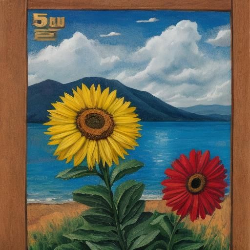 Abstract Number 55 in Vivid Colors