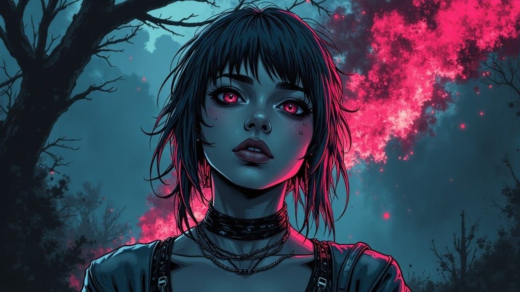 A Glowing Face in a World of Shaky Movements